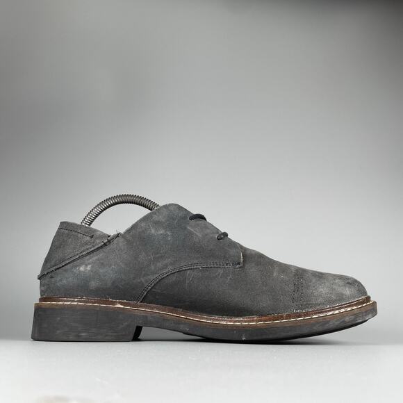 Olukai Walino Men’s Size 11 Gray Leather Lace Up Casual Oxford Dress Shoes EUC main image 7